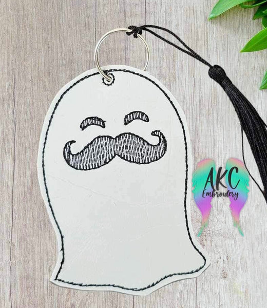 ITH mustache ghost key chain 2023