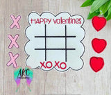 ITH valentine tic tac toe board 2023