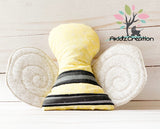 in the hoop bee embroidery design, in the hoop bumble bee embroidery design, in the hoop bee embroidery design, spring embroidery design, bee applique, bumble bee applique, bumble bee embroidery design, ith bee embroidery design, ith bumble bee embroidery design