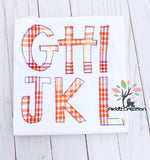gator alpha font embroidery design, alpha font embroidery design, font embroidery design, applique font embroidery design