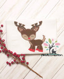 reindeer embroidery design, quick stitch reindeer embroidery design, christmas reindeer embroidery design, christmas embroidery design, deer embroidery design, deer applique, reindeer applique