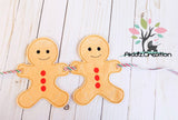 ith gingerbread banner embroidery design, in the hoop embroidery design, in the hoop gingerbread banner, christmas embroidery design, gingerbread garland embroidery design, in the hoop gingerbread, christmas embroidery design, christmas garland embroidery design, christmas banner design