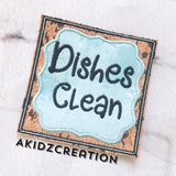 ith dishes clean embroidery set, ith dishes dirty embroidery set, in the hoop dishes set, in the hoop embroidery design