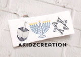 dreidel embroidery design, hanukkah embroidery design, menorah embroidery design, star of david embroidery design, sketch menorah embroidery design, sketch star of david embroidery design, sketch dreidel embroidery design