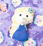 elsa stuffie embroidery pattern, elsa embroidery pattern, princess embroidery pattern, princess embroidery design, stuffie embroidery design, in the hoop embroidery design, in the embroidery embroidery pattern, snow flake embroidery pattern