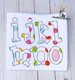 alpha font embroidery design, alphabet applique, applique, machine embroidery  alphabet set, applique, alphabet applique