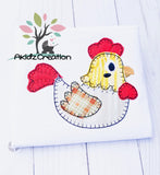 blanket stitch sitting chicken, chicken embroidery design, vintage chicken embroidery design, chicken embroidery design, rooster embroidery design, hen embroidery design, blanket stitch applique, machine embroidery applique, chicken applique, blanket stitch chicken applique, blanket stitch rooster applique, blanket stitch hen applique