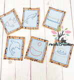 gold fish embroidery design, game set embroidery design, in the hoop gold fish game, in the hoop embroidery game, in the hoop machine embroidery design, fishing embroidery design, nautical embroidery design, sea life embroidery design, beach embroidery design
