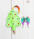 in the hoop embroidery design, in the hoop candy cane holder embroidery design, candy cane holder embroidery design, christmas embroidery design, christmas tree embroidery design, in the hoop christmas tree embroidery design, tree embroidery design