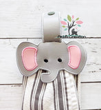 ith elephant towel topper embroidery design, elephant towel topper, elephant embroidery design, animal embroidery design, in the hoop elephant embroidery design, machine embroidery elephant, elephant design