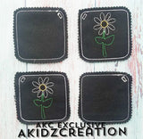 flower embroidery design, sunflower embroidery design, daisy embroidery design, lily embroidery design, hibachis flower design, matching game embroidery design, in the hoop matching game