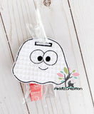 ith ghost treat topper embroidery design, in the hoop ghost embroidery design, in the hoop embroidery design, in the hoop ghost bag holder, in the hoop, treat bag embroidery design