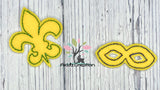 tic tac toe embroidery design, in the hoop tic tac toe board embroidery design, in the hoop tic tac toe bag embroidery design, mardi gras embroidery design, fleur de lis embroidery design, mardi gras mask embroidery design, fleur de lis feltie embroidery design, mardi gras mask feltie embroidery design