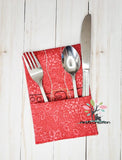 ITH santa silverware holder 2021