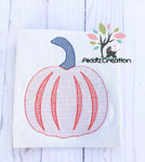 lined pumpkin embroidery design, pumpkin embroidery design, halloween embroidery design, thanksgiving embroidery design, pumpkin embroidery design