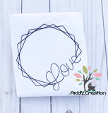 love frame embroidery design, love embroidery design, valentines embroidery design, valentines monogram embroidery design, monogram embroidery design, frame embroidery design, valentines embroidery design