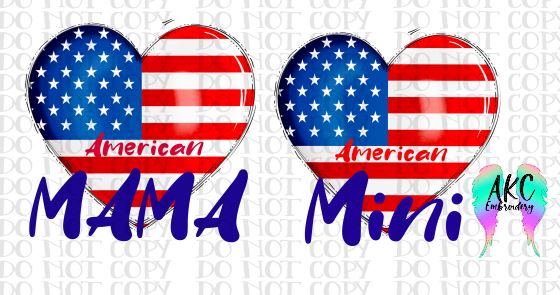 patriotic mommy and me set, mommy and me sublimation designs, mommy and me patriotic design, 4th of july mommy and me sets