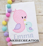 mommy and me bird applique, applique, applique designs, machine embroidery, akidzcreation, bird applique, bird embroidery design, mommy and me bird applique, mommy and me bird embroidery, mothers day bird applique, mothers day embroidery design, animal embroidery design