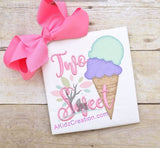 ice cream embroidery design, ice cream cone embroidery design, summer embroidery design, food embroidery design, vintage ice cream design, summer embroidery design, ice cream applique, ice cream embroidery design
