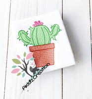 sketch cactus embroidery design, cactus in a pot embroidery design, cactus embroidery design, cactus embroidery design, sketch embroidery design, nature embroidery design, sketch embroidery, succulent embroidery design