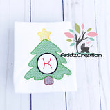 sketch embroidery design, sketch christmas tree embroidery design, sketch christmas tree monogram embroidery design, monogram embroidery design, christmas tree with star embroidery design, sketch christmas tree embroidery design