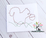 squirrel embroidery design, quick stitch squirrel, animal embroidery design, squirrel applique, fall embroidery design, thanksgiving embroidery design, animal embroidery design