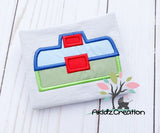 tackle box embroidery design, fishing embroidery design, fishing tackle box applique, machine embroidery tackle box emrboidery design, applique, machine embroidery applique