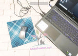 ith mouse pad, in the hoop embroidery design, in the hoop project, mouse pad embroidery design, akidzcreation