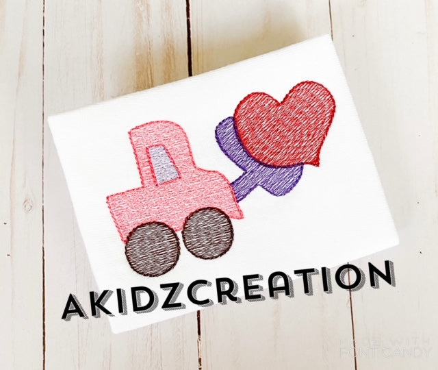 Valentine Front Loader – AKC Embroidery and Digital Designs