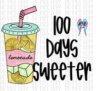 100 days sweeter lemonade PNG