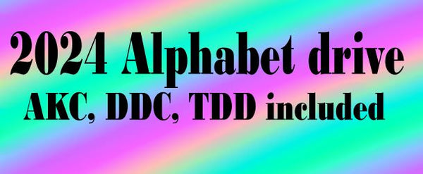 2024 alphabet AKC and DDC Drive