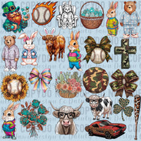 Exclusive clipart bundle PNG