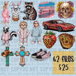 Exclusive clipart bundle PNG