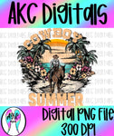 DFD Cowboy Summer PNG