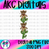 Wrangling Christmas PNG set