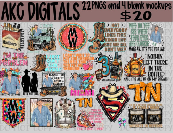 Wallen bundle PNG 2025
