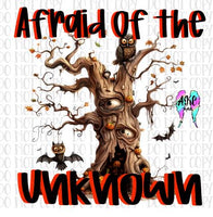 Afraid of the unknown PNG