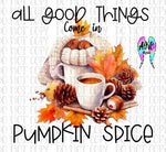 All good things come in pumpkin spice PNG