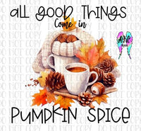 All good things come in pumpkin spice PNG