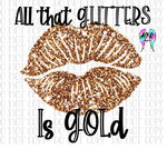 All that glitters is gold PNG