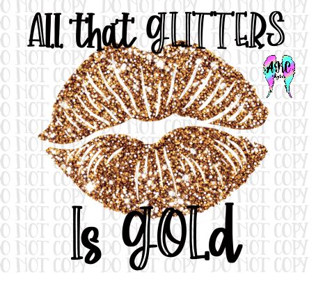 All that glitters is gold PNG