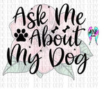 Ask me about my dog PNG