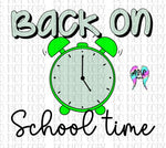 Back on school time PNG