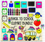 Back to school clipart bundle PNG
