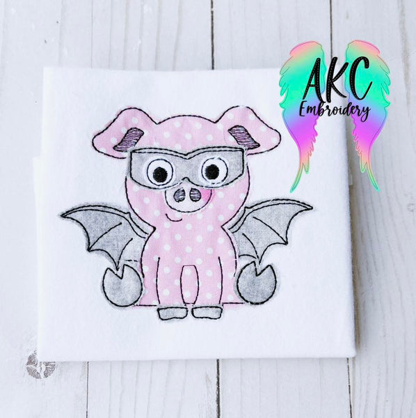 Bat piggie applique 2022