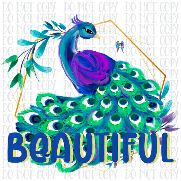 Beautiful peacock PNG