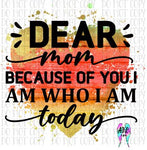 Because of mom PNG