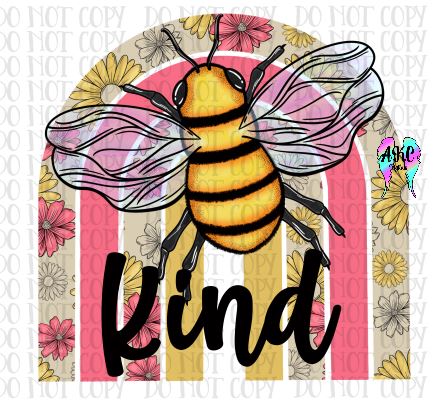 Bee kind PNG