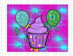 Birthday cupcake PNG