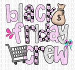 Black friday crew PNG